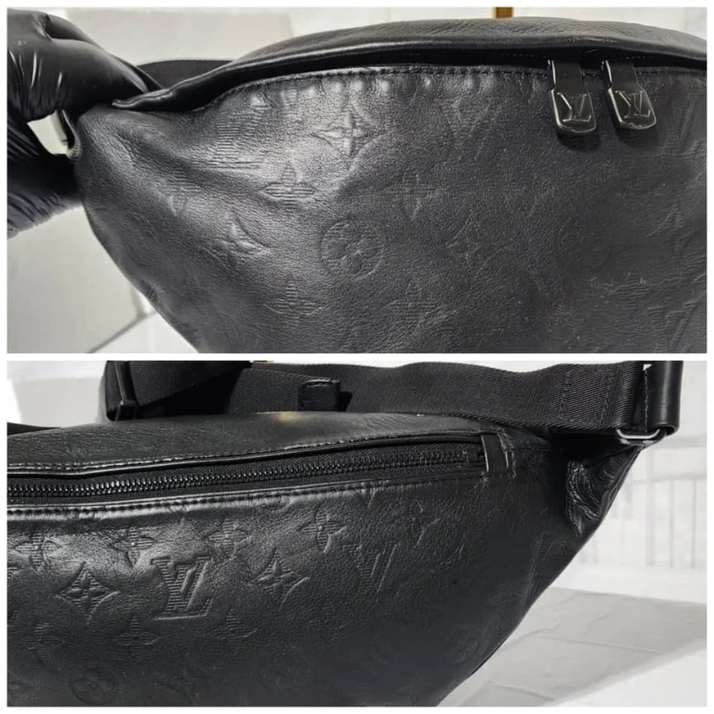 SOLD***Authentic LOUIS VUITTON Monogram Shadow Leather Discovery Bum/Waist Bag - Picture 11 of 15